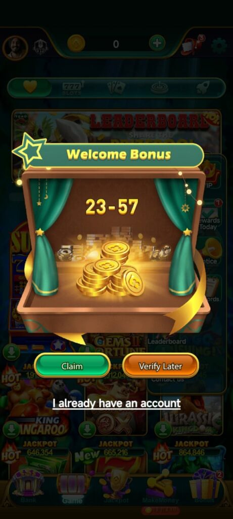 Welcome Bonus YONO777 Game