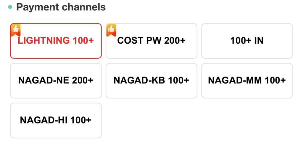 Payment Channels 777Bd