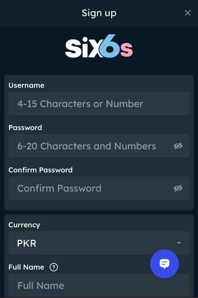 Six6s Registration Tutorial