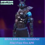 white 444 (New Headshot File) Free Fire